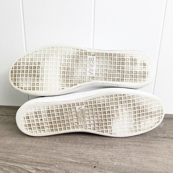 VINCE Varin Leather Lace Up Sneakers - Picture 8 of 9